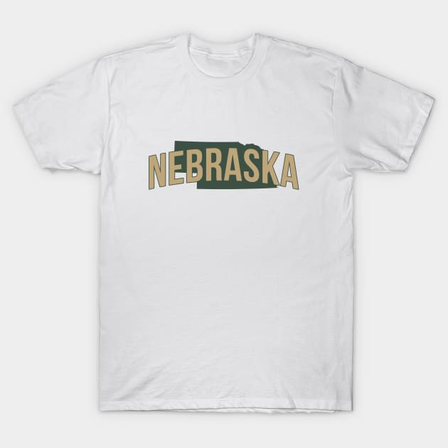 Nebraska State T-Shirt by Novel_Designs